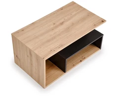 Halmar Kavos staliukas IVA C.Table, ąžuolo/juodos spalvos