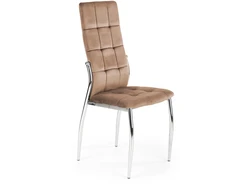 K416 chair, beige velvet
