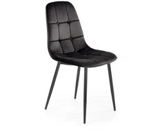 K417 kėdė, cinamono spalvos aksomas