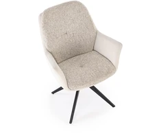 K591 swivel chair, light pilkas