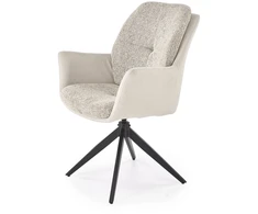 K591 swivel chair, light pilkas