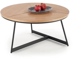 KARIDA c. table natural oak / juodas