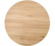 LEILA c.table, natural / juodas