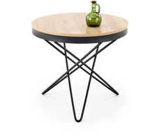 LEILA c.table, natural / juodas