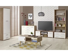 LIMA REG3, color: sonoma oak / baltas