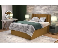 Lova ASENTO 160 bed, mustard ELEMENT#8