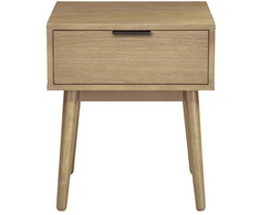 Lova CASSINA, naktinis staliukas, natūralus