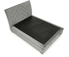 Lova CONTINENTAL 1 160 bed, pilkas - Monolith 85
