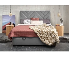 Lova CONTINENTAL 1 160 bed, pilkas - Monolith 85