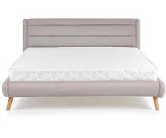 Lova ELANDA 160 bed, color: light pilkas