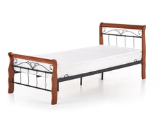 Lova VERONICA bed 90 cm color: ant. cherry/juodas