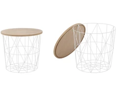 MARIFFA c. table, color: natural / baltas