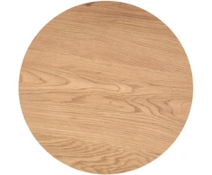 MENTONA 2, set of two coffee tables, color: golden oak / juodas