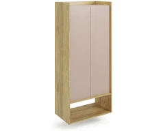 MOBIUS regal 2D spalva: hikora ąžuolas/balta