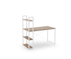 NARVIK B1 desk baltas / sonoma oak