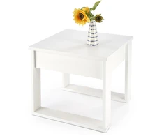 NEA SQUARE coffee table, baltas