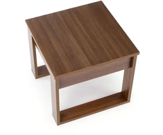 NEA SQUARE coffee table, dark walnut
