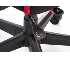 NITRO 2 office chair, red / juodas