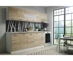 PERŁA 260 - SONOMA OAK/Baltas