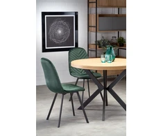 PERONI table golden oak/juodas