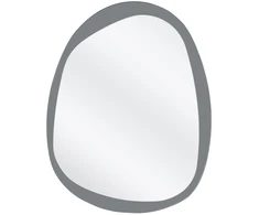 PLAZA wall mirror, sidabrinis