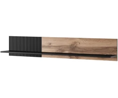 RANDOM P-1 hanging shelf, color: wotan oak/juodas