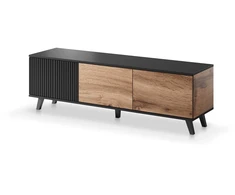 RANDOM RTV-1 TV-stand, color: wotan oak/juodas