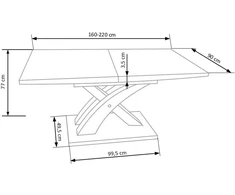 SANDOR 3 table