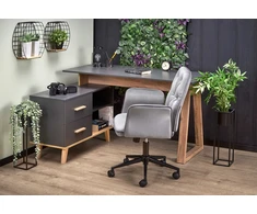 SERGIO XL, desk, anthracite matt - wotan oak