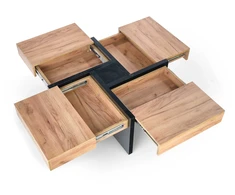 SEVILLA, c.table, craft oak / juodas