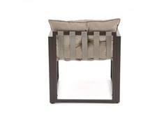 SHARK garden set (sofa + 2 chairs + coffee tables), d.ruda / cappuccino
