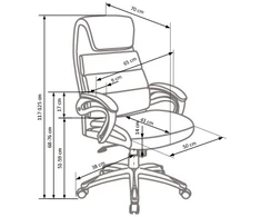 SIDNEY chair color: juodas