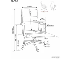 Fotelis Signal Fotel sukamasis Q-090