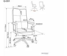 Fotelis Signal Fotel sukamasis Q-091