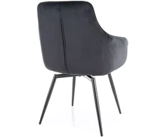 Signal Meble Kėdė Marlo Velvet, juoda