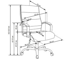 TEKSAS chair color: juodas
