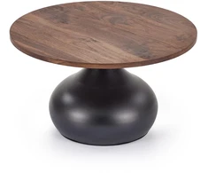 TIMOR c.table walnut / juodas