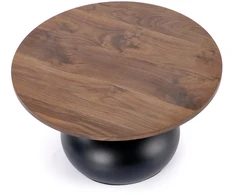 TIMOR c.table walnut / juodas