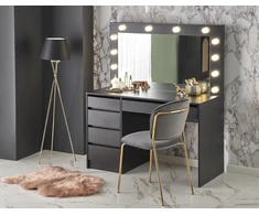 Tualetinis staliukas HOLLYWOOD XL, juoda