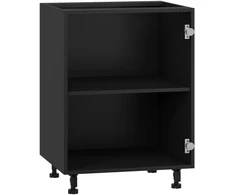VENTO D-60/82 carcass, lower cabinet juodas
