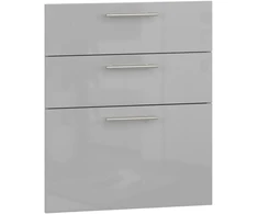 VENTO D3S_H-60/82 fronts, color: light pilkas high gloss