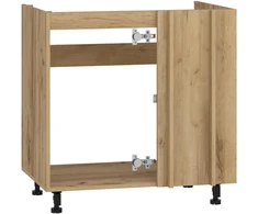 VENTO DKN-100/82 carcass, corner sink cabinet craft oak