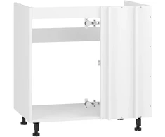 VENTO DKN-100/82 carcass, corner sink cabinet baltas