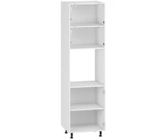 VENTO DP-60/214 carcass, high lower cabinet baltas