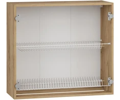 VENTO GC-80/82 carcass, upper cabinet with drainer craft oak