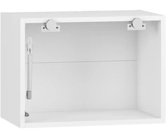 VENTO GO-50/36 carcass, upper hood cabinet baltas