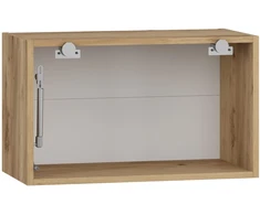 VENTO GO-60/36 carcass, upper hood cabinet baltas