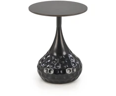 VERDE coffee table, juodas marble / juodas
