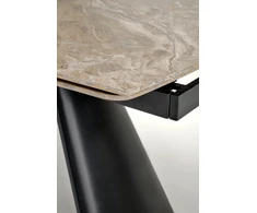 VINCE extension table ruda marble / juodas