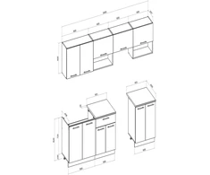 VIOLA 260 kitchen set